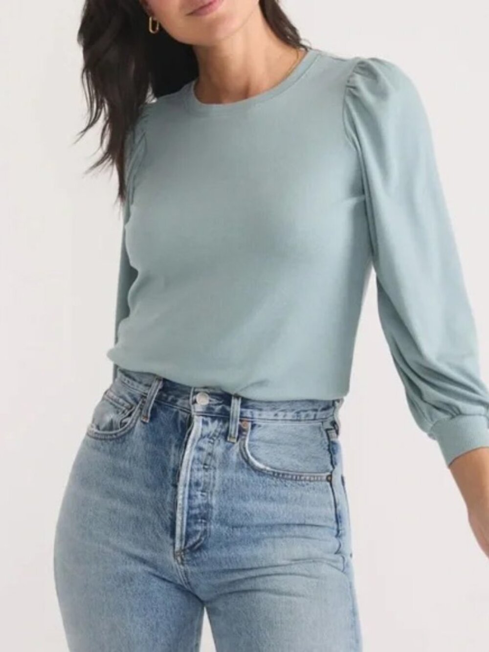 Marine Layer Ribbed Long-Sleeved Top